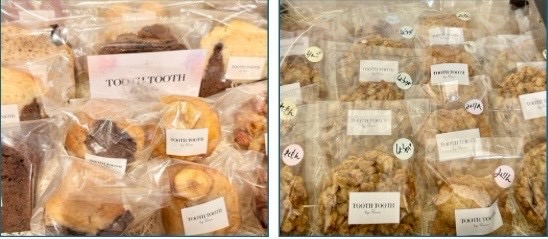 提供されるマクロビオティックスイーツ